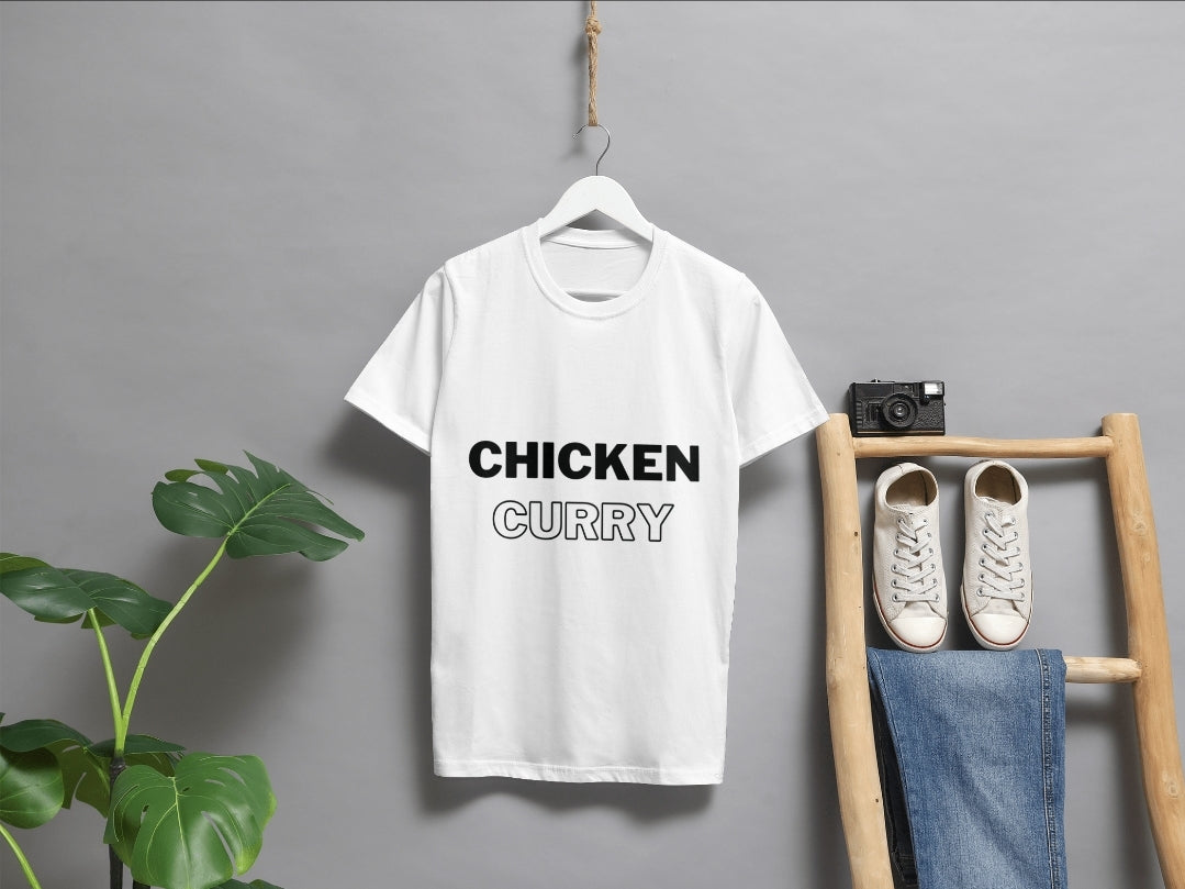 “CHICKEN CURRY” Statement Tee – Spice Up Your Wardrobe