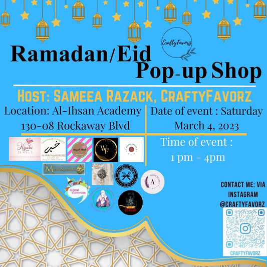 Ramadan & Eid Pop-up Shop by Crafty Favorz