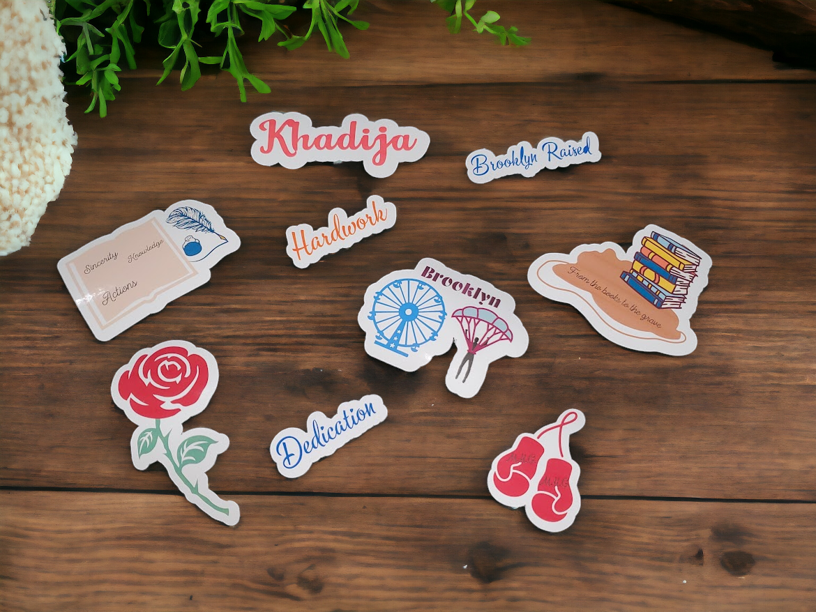Personalized Sticker pack 12- stickers