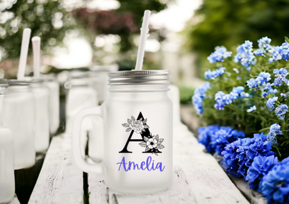 Personalized Ink-infused Mason Jar