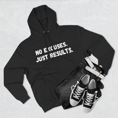 No Excuses. Just Results. Hoodie – Classic Power Edition