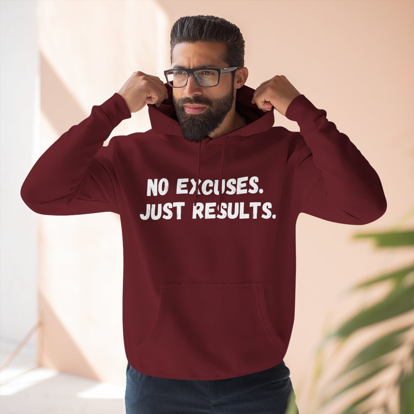 No Excuses. Just Results. Hoodie – Classic Power Edition