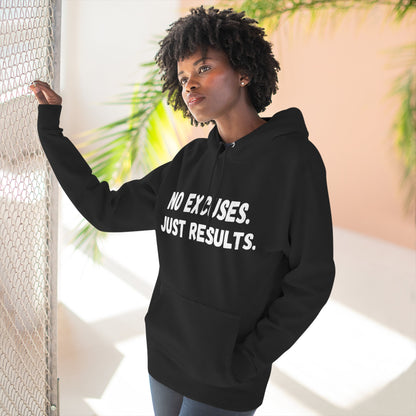 No Excuses. Just Results. Hoodie – Classic Power Edition