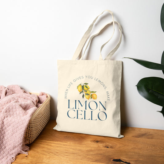 When Life Gives You Lemons, Make Limoncello Tote Bag