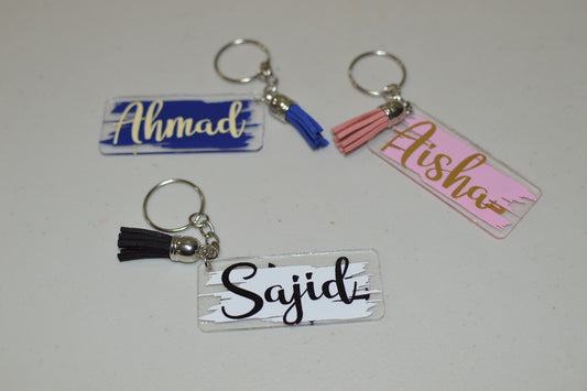 Personalized Keychains (Rectangle)